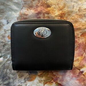 guess los angeles women’s wallet - black silver